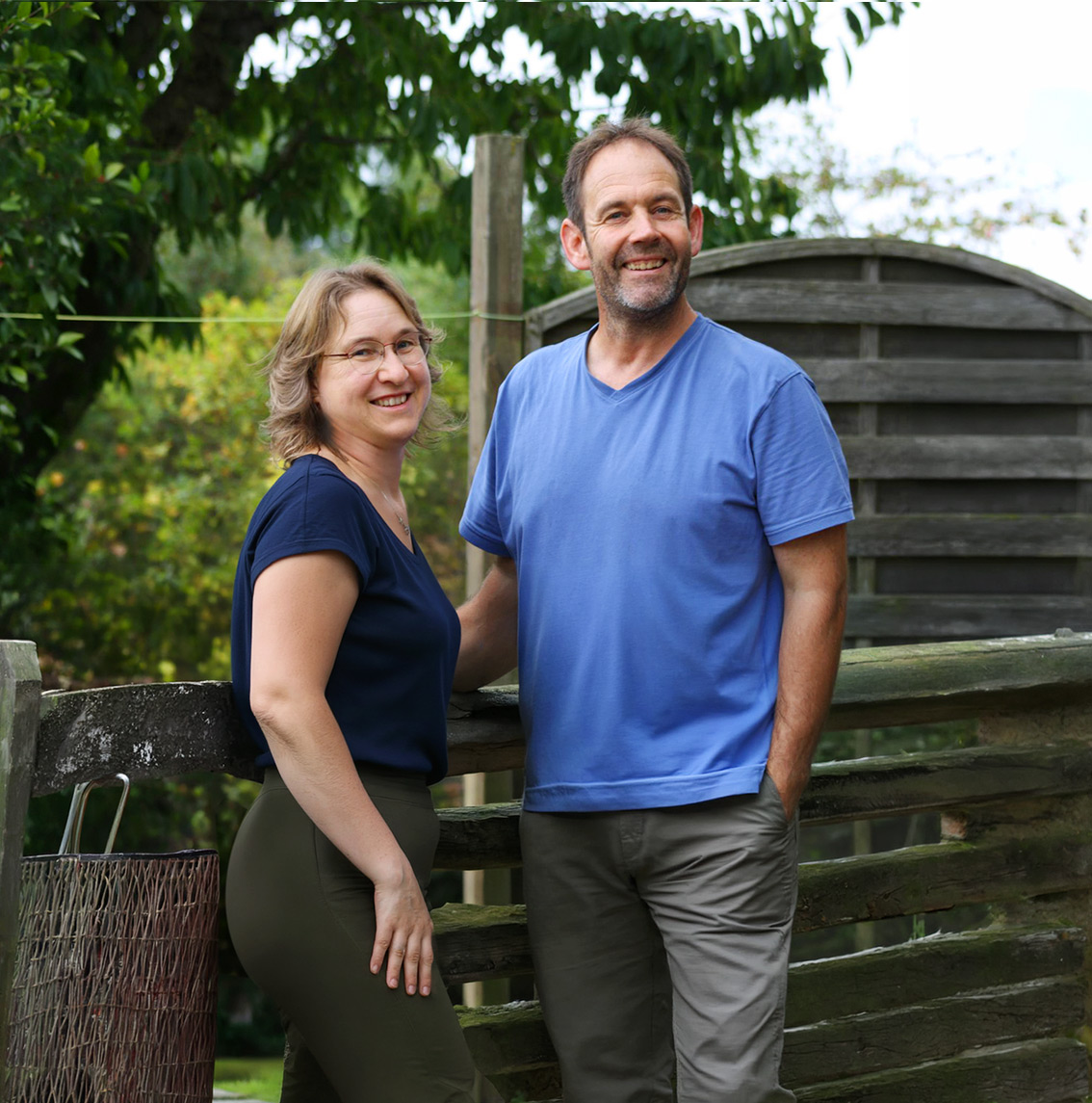 Florian und Sybille Vogel, Vermieter der Ferienwohnungen Vogel für einen strahlungsarmen Ostseeurlaub